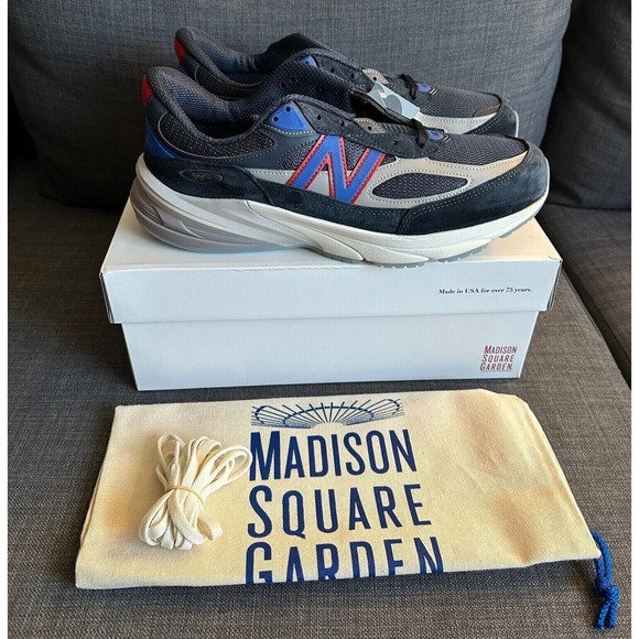 Kith Ronnie Fieg & MSG for New Balance Made in USA 990V6 Navy NBU990KR6 Size 4.5 main image 5